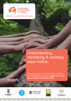 Understanding, identifying & resisting aqua nullius.  Milestone report IP1.02.02 Water sensitiveand liveable communities: Indigenous only aqua nullius workshops 2023