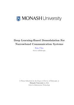 Deep Learning-Based Demodulation For Narrowband Communication Systems