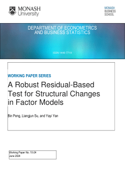 A Robust Residual-Based Test for Structural Changes in Factor Models