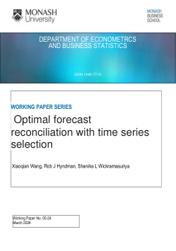 Optimal Forecast Reconciliation with Time Series Selection