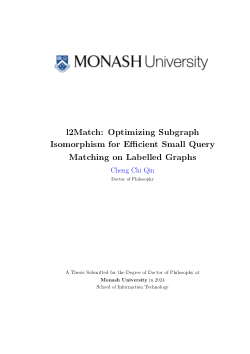 l2Match: Optimizing Subgraph Isomorphism for Efficient Small Query Matching on Labelled Graphs.