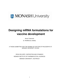 Designing mRNA formulations for vaccine development