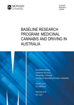 Baseline Research Program: Medicinal Cannabis and Driving in Australia