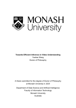 Towards Efficient Inference in Video Understanding