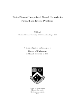 Finite Element Interpolated Neural Networks for Forward and Inverse Problems