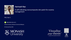A self-indicating nanocomposite skin patch for eczema management