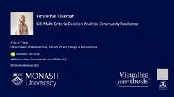 GIS Multi-Criteria Decision Analysis Community Resilience