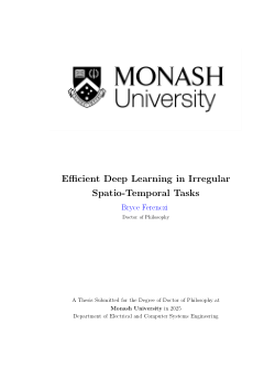 Efficient Deep Learning in Irregular Spatio-Temporal Tasks