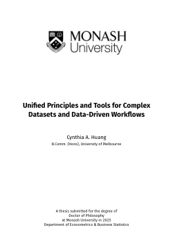 Unified Principles and Tools for Complex Datasets and Data-Driven Workflows