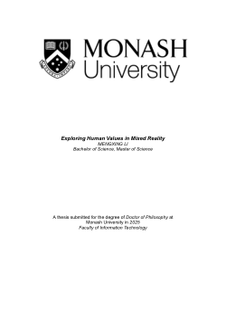 Exploring Human Values in Mixed Reality