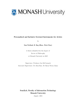 Personalised and Inclusive Gestural Instruments for Artists