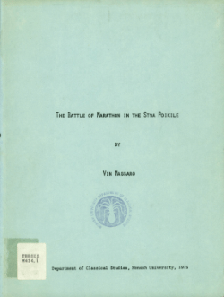 The Battle of Marathon in the Stoa Poikile