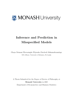 Inference and Prediction in Misspecified Models