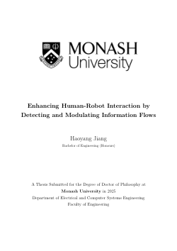 Enhancing Human-Robot Interaction by Detecting and Modulating Information Flows
