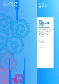 The 2025 Australian Youth Barometer