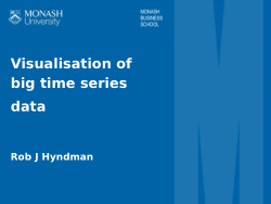 Visualization of big time series data