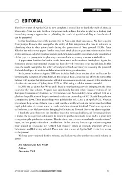 Editorial: