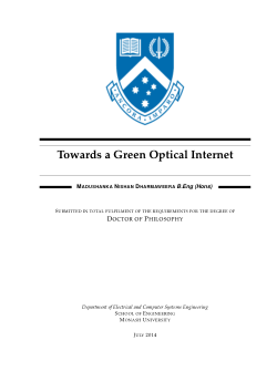 Towards a green optical Internet