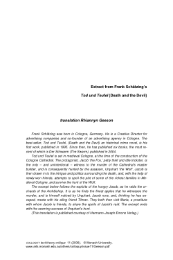 Extract from Tod und Teufel (Death and the Devil)