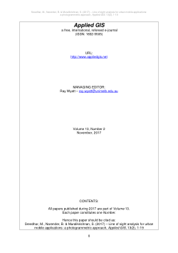 Line of sight analysis for urban mobile applications: a photogrammetric approach