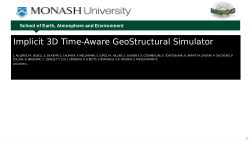 Implicit 3D Time-Aware GeoStructural Simulator