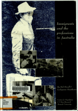 Immigrants and the professions in Australia