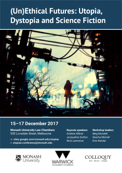 (Un)Ethical Futures – Conference Booklet