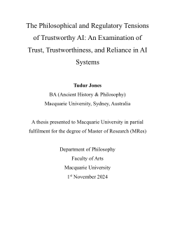 The philosophical and regulatory tensions of trustworthy AI: an examination of trust, trustworthiness, and reliance in AI systems