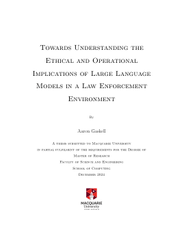 Towards Understanding the Ethical and Operational Implications of Large Language Models in a Law Enforcement Environment
