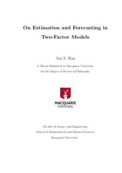 On Estimation and Forecasting in Two-Factor Models