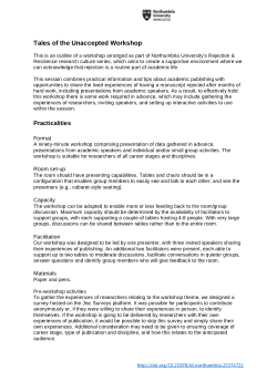 Tales of the Unaccepted