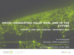 euroCRIS 2018