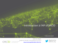 20201208 Introduction à l'API d'ORCID