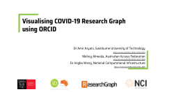Visualizing COVID-19 Research Graph Using ORCID