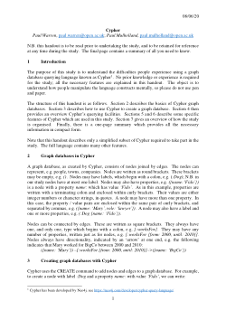 Handout for property graph study
