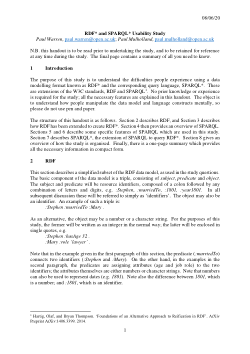 Handout for RDF* and SPARQL* study