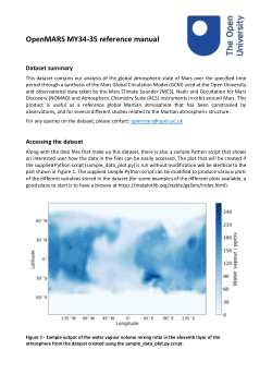 OpenMARS MY34 database