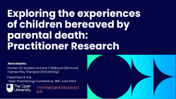 Open Thanatology 2024 Conference: Children and Death