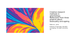 Creative research methods in gerontology