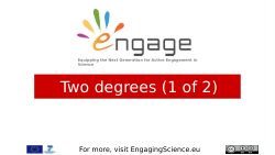 Two Degrees Open Schooling Resource related to SDG 13 for teachers, students, scientists and families