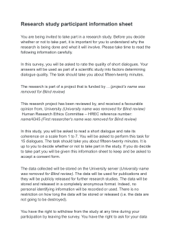 Dataset of dialogue snippets with coherence ratings