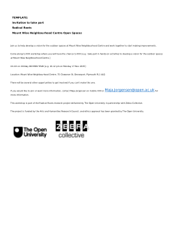 Data Management Plan and associated documents for project: "Radical Roots: Addressing inequalities of opportunity through place-based co-design approaches"