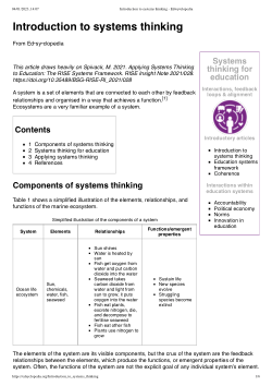 Item - Introduction to systems thinking - University of Oxford - Figshare