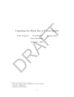 Unpacking the Black Box of School Quality