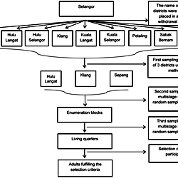 Flow chart of sampling method.