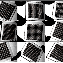 Calibration patterns for camera.