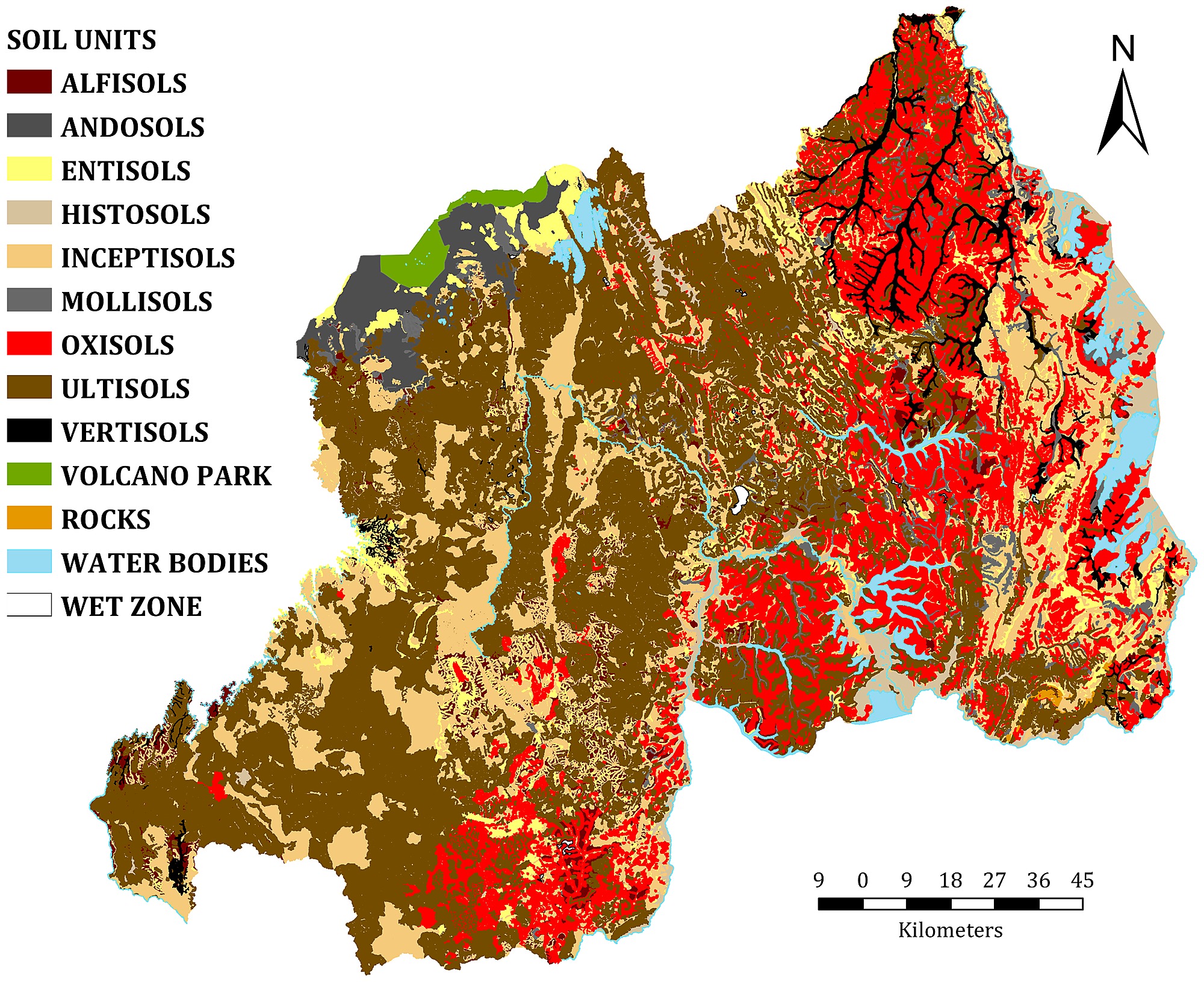 Rwanda Soil Map