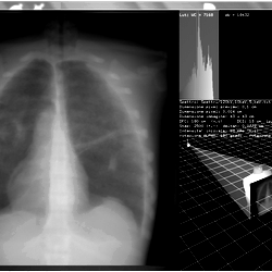 Application display screen: virtual radiological room and simulation ...