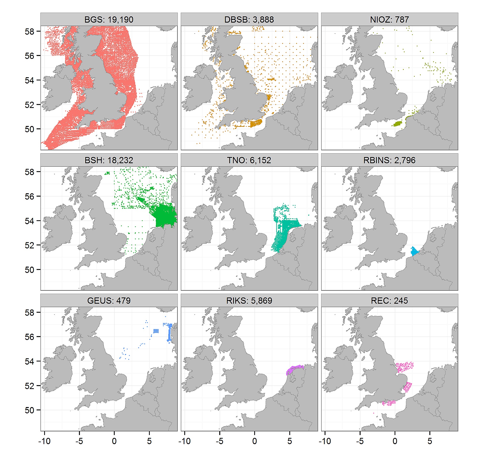 Towards Quantitative Spatial Models Of Seabed Sediment Composition