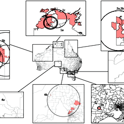Significant clusters identified by state cluster detection.